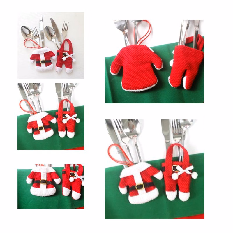 Christmas Clothes Cutlery Bag