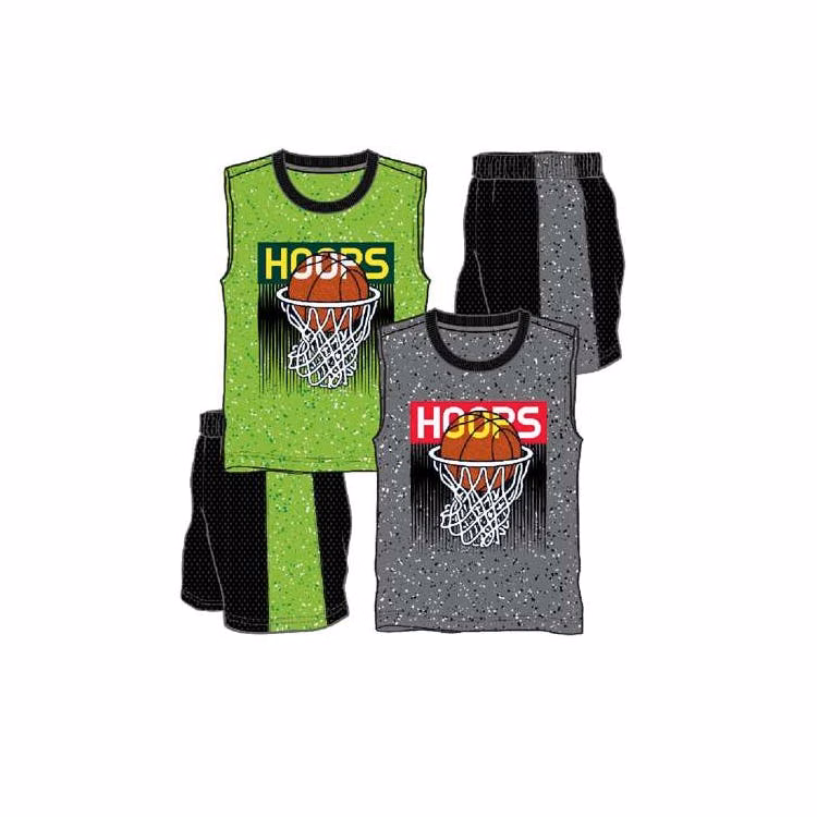 Boys Knit Tank And Short Sets - Size 4-7 Assorted Colors