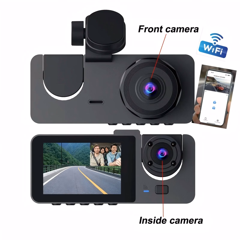 Triple-lens Dash Cam