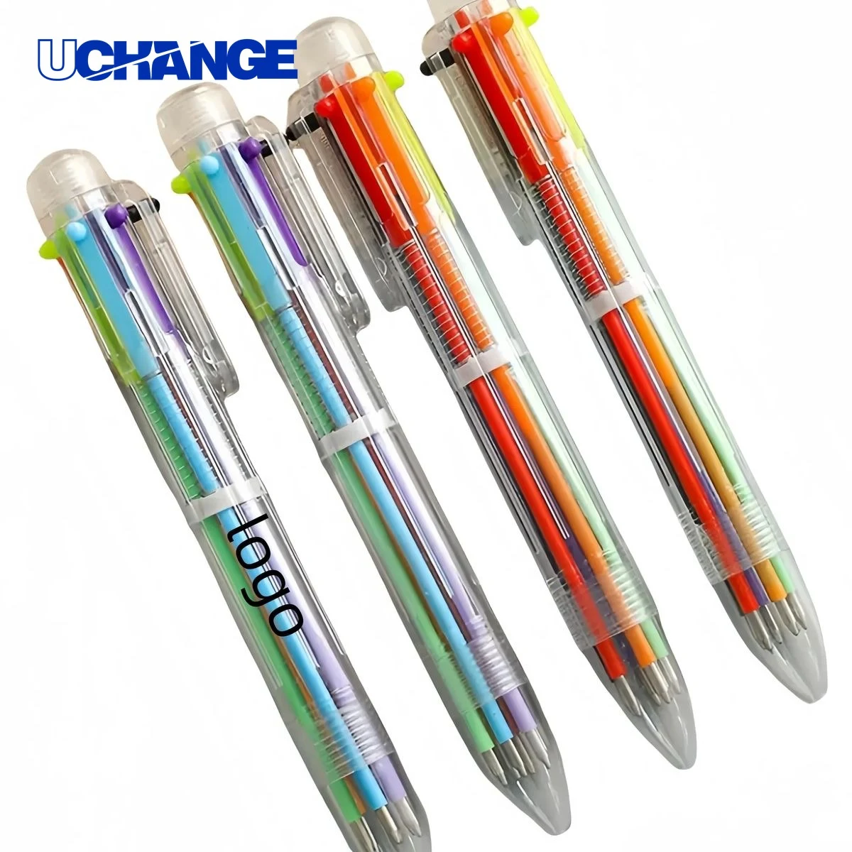 Creative Transparent 6-Color Ballpoint Pen for Kids 1