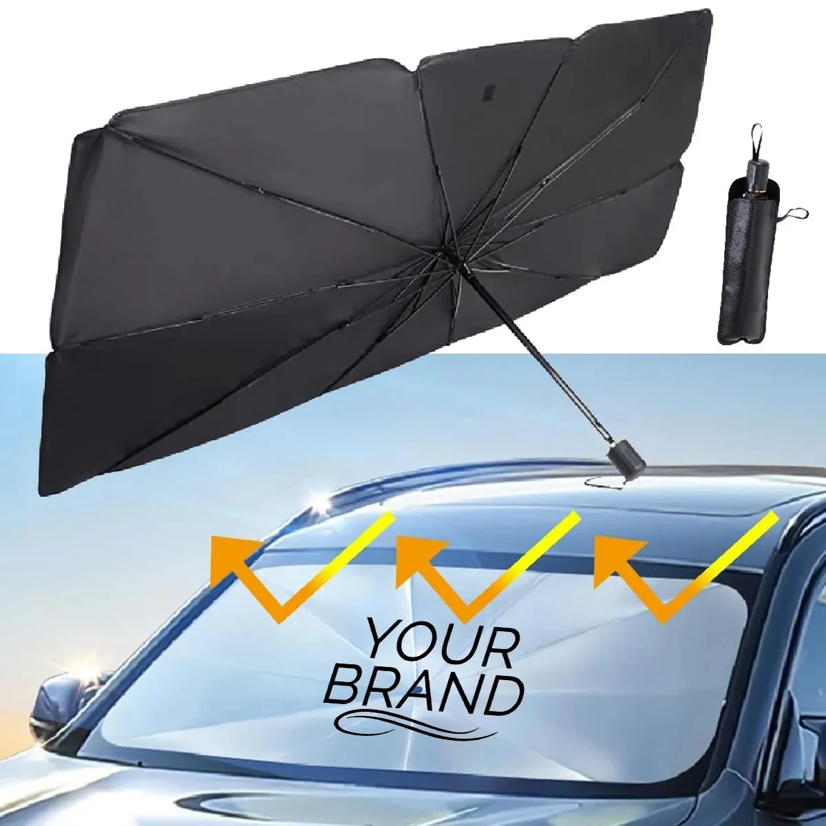 Large Car Windshield Sun Shade Umbrella 1