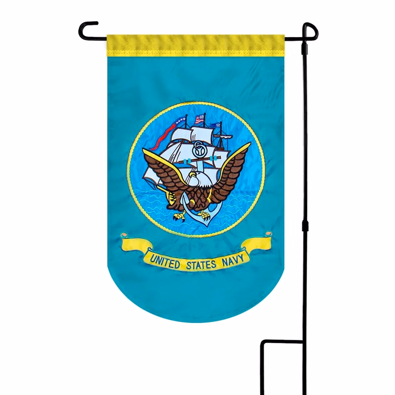 Custom Embroidered Garden Flag 12" x 18" Nylon