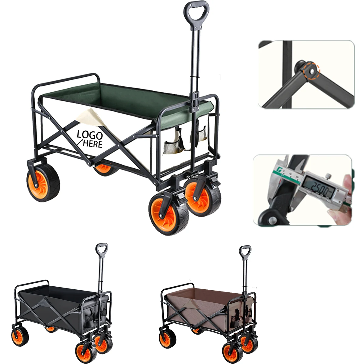 Metal Camping Portable Trolley 1