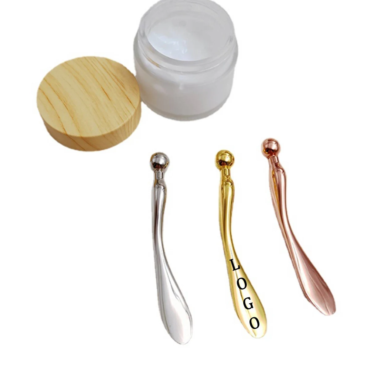 Metal Eye Cream Facial Massage Sticks 1