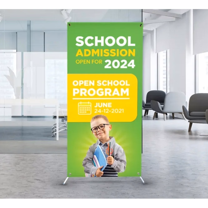 Adjustable X banner Stand (2.5Ft x 6.5Ft)