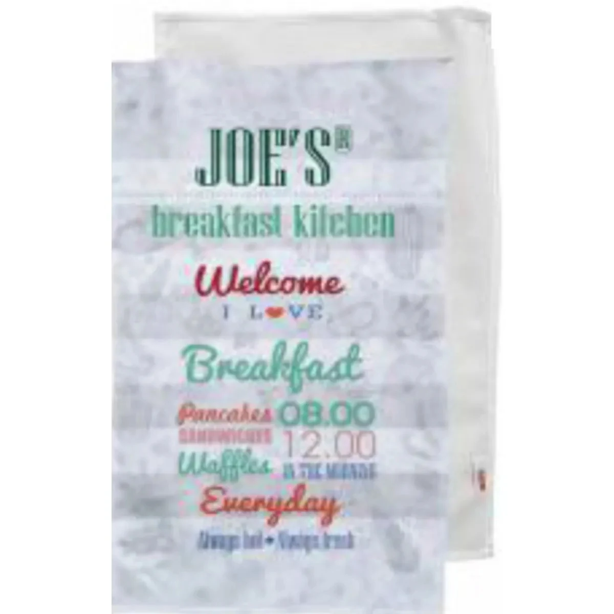 Sublimated Full Bleed Polyester Tea Towel, 17x30 1
