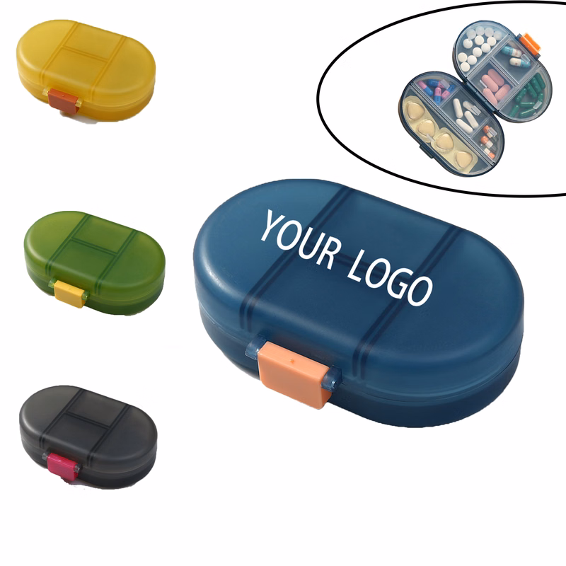MOQ 20 PCS Pill Organizers with 8 Compartments
