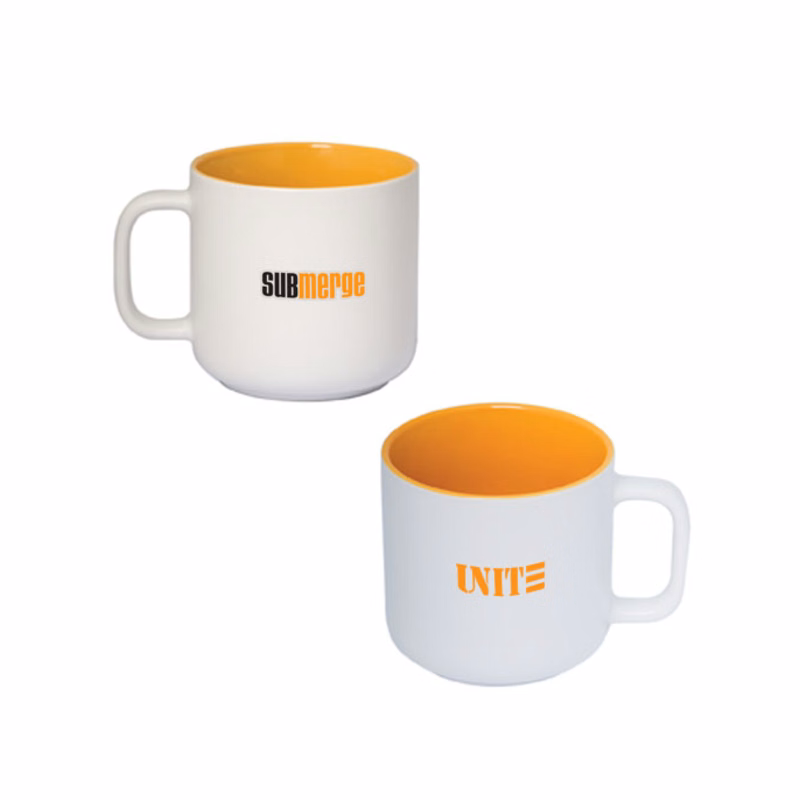 Colored Stoneware Mug, 13.5 oz.