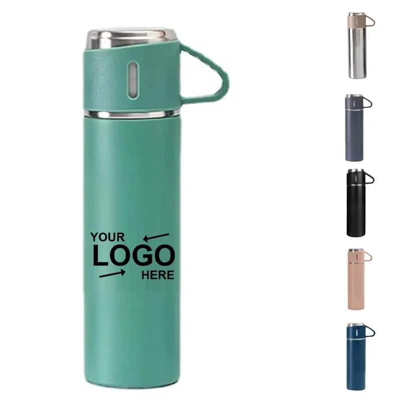 17Oz Vacuum Insulated Bottle With Cup 1