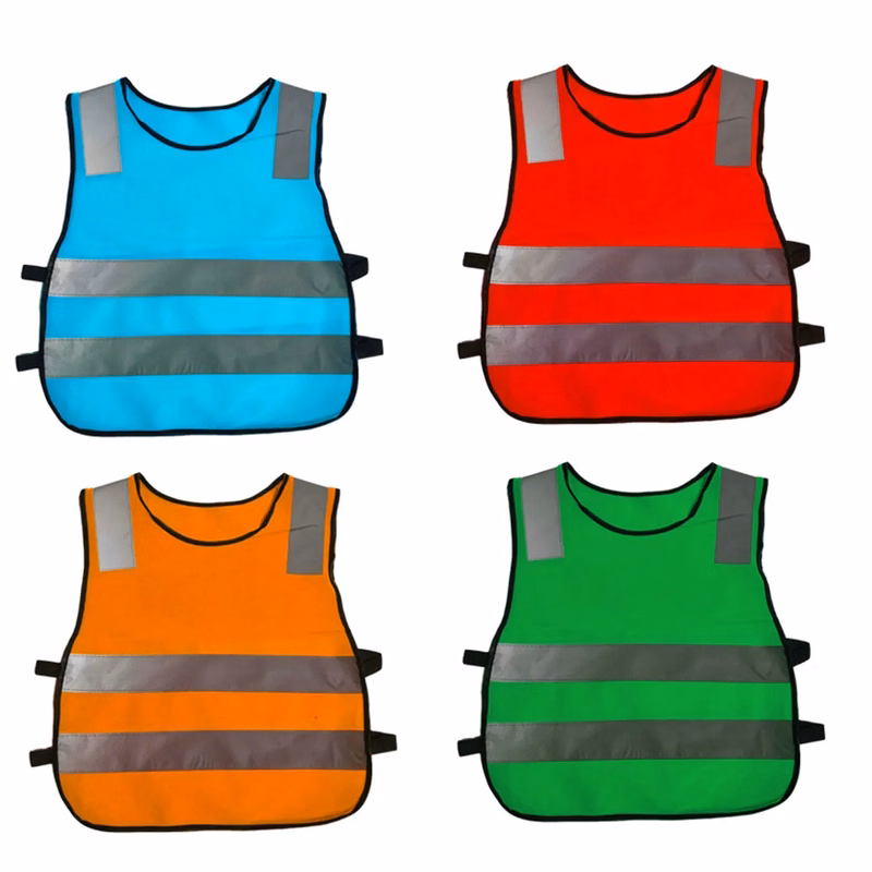 Small MOQ 100pcs Kids Reflective Safety Vest