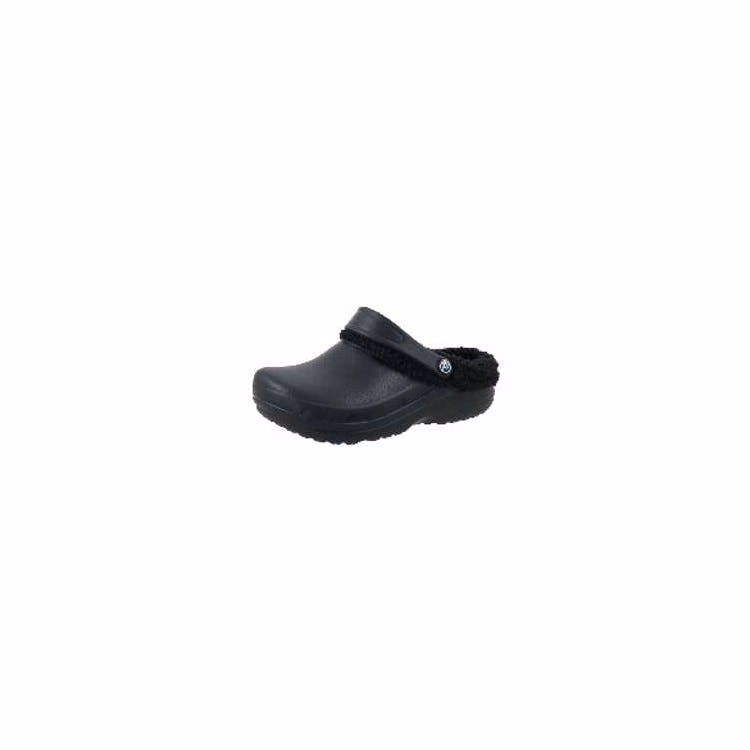 Women's Fleece Lined Clog - Size 6-10 Black