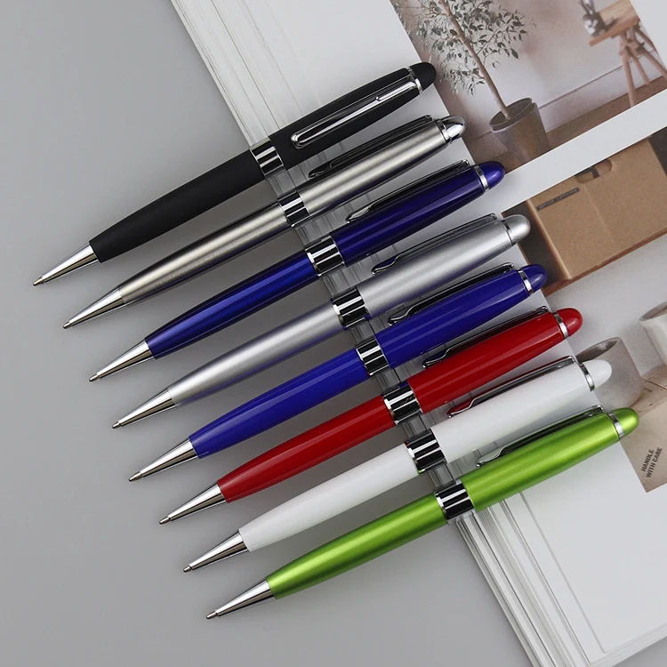 Custom Logo Metal Twist Ballpoint Pen 1