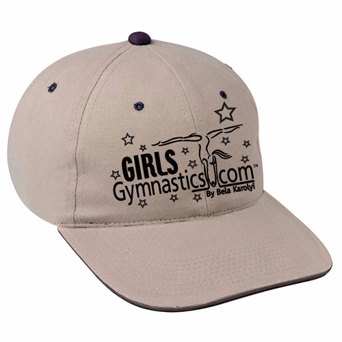 Khaki/Navy Unstructured Sandwich Baseball Cap Rx