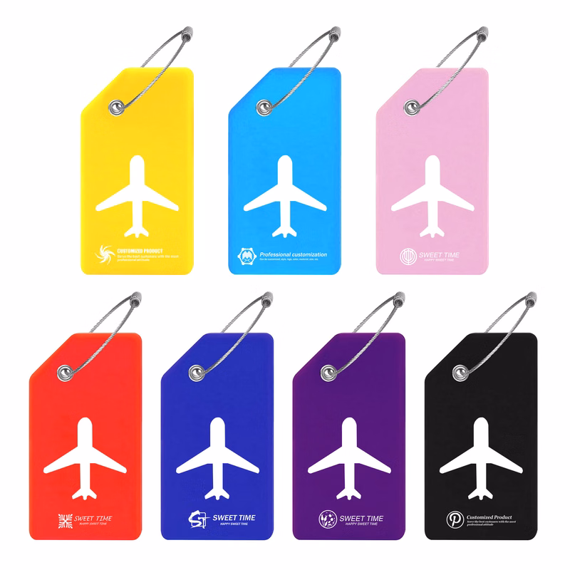 Airplane Silicone Luggage Tags