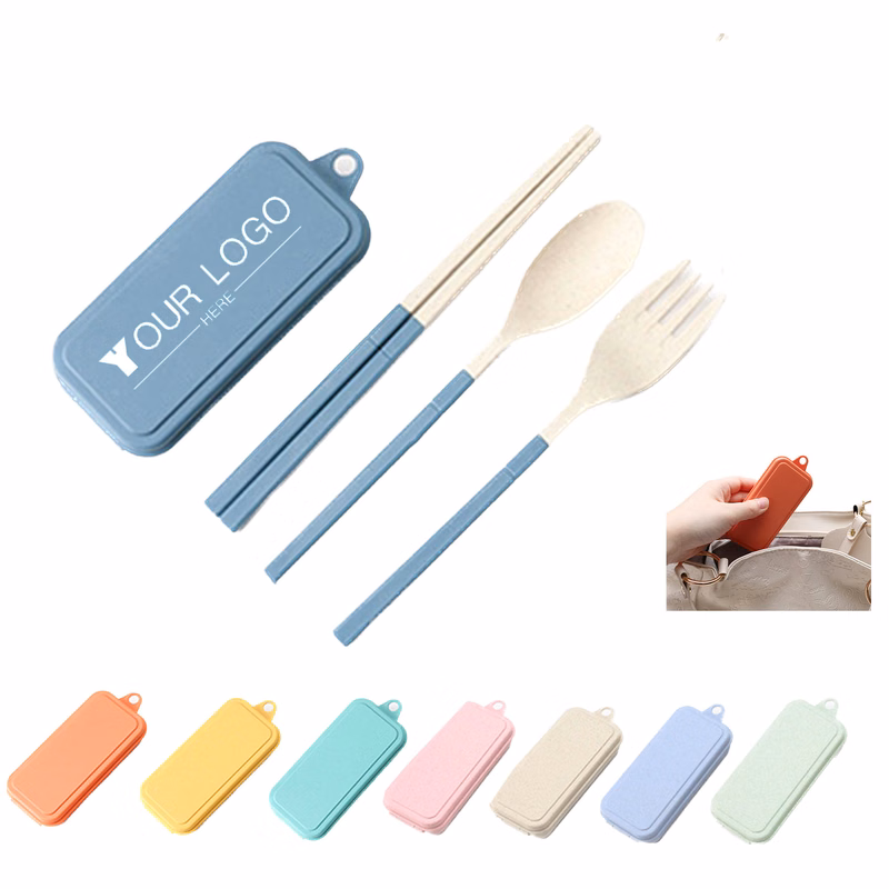 Eco Friendly Travel Utensils Set With Case