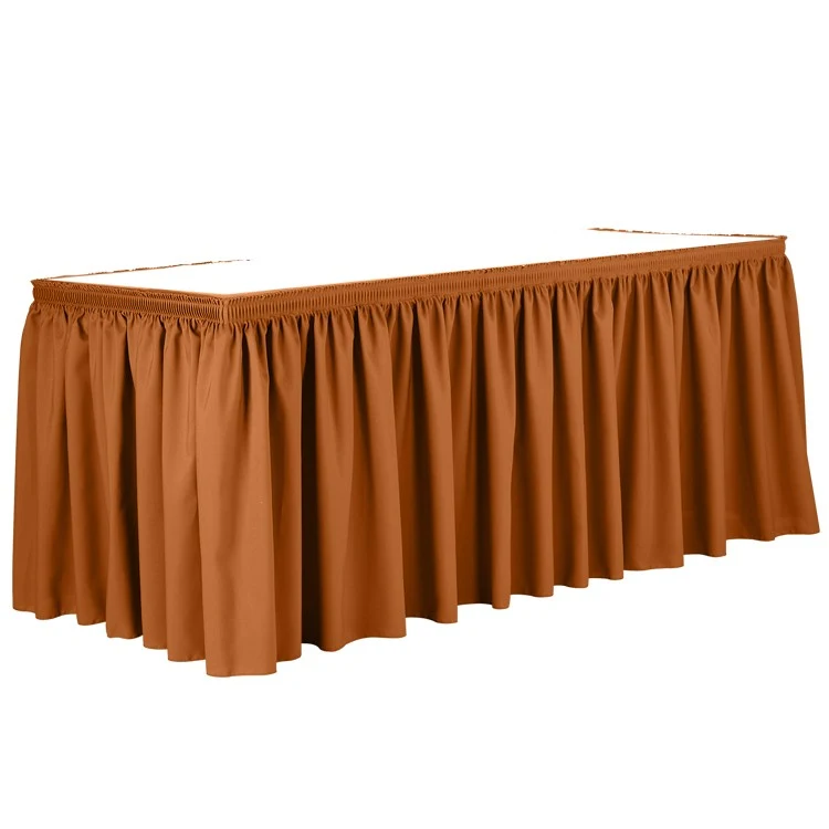 Non-Printed 21' Shirred Table Skirt 1