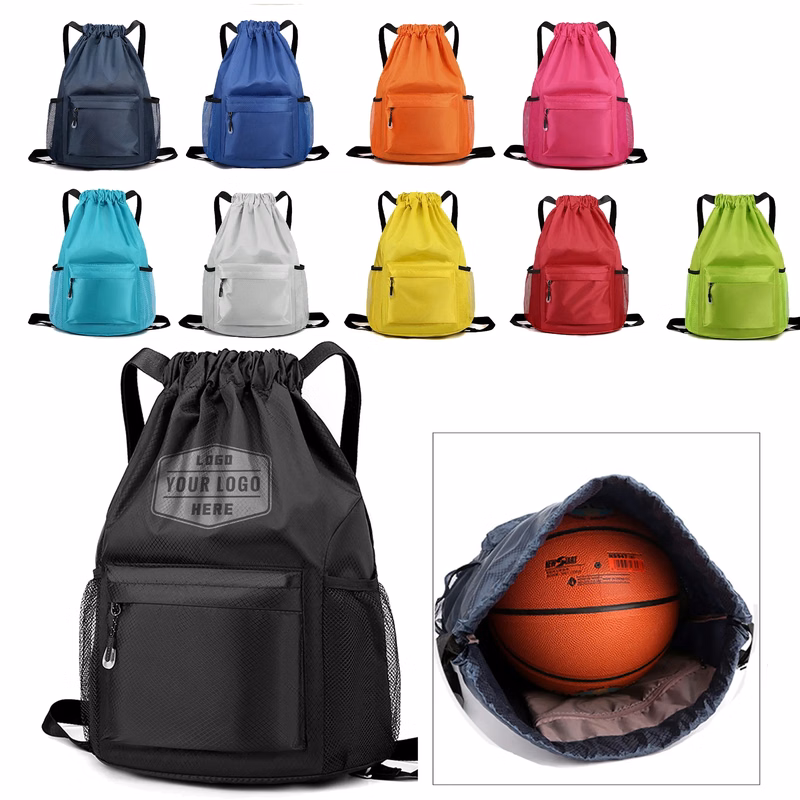 Wet/Dry Separated Drawstring Backpack