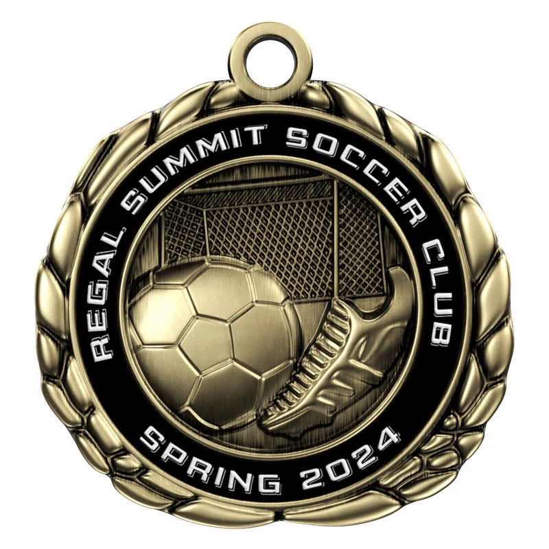 Express Vibraprint™ Soccer Quali-Craft Medallion (2-1/2") 1