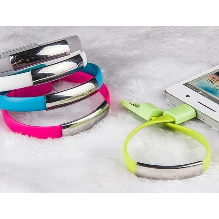 USB Bracelet magnetic charger cable for Iphone/Android 1