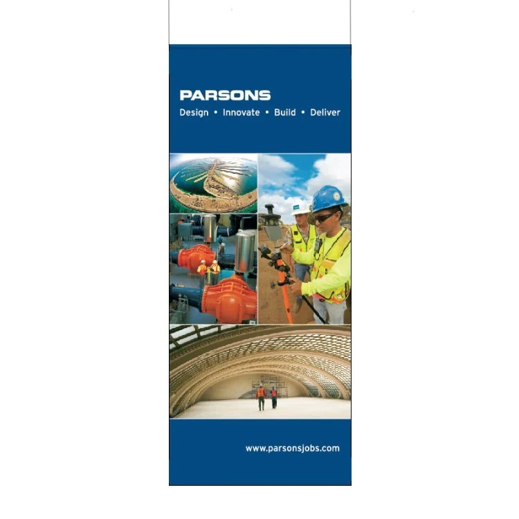 Hanging event Banner, Fabric - 24"W x 60"H 1