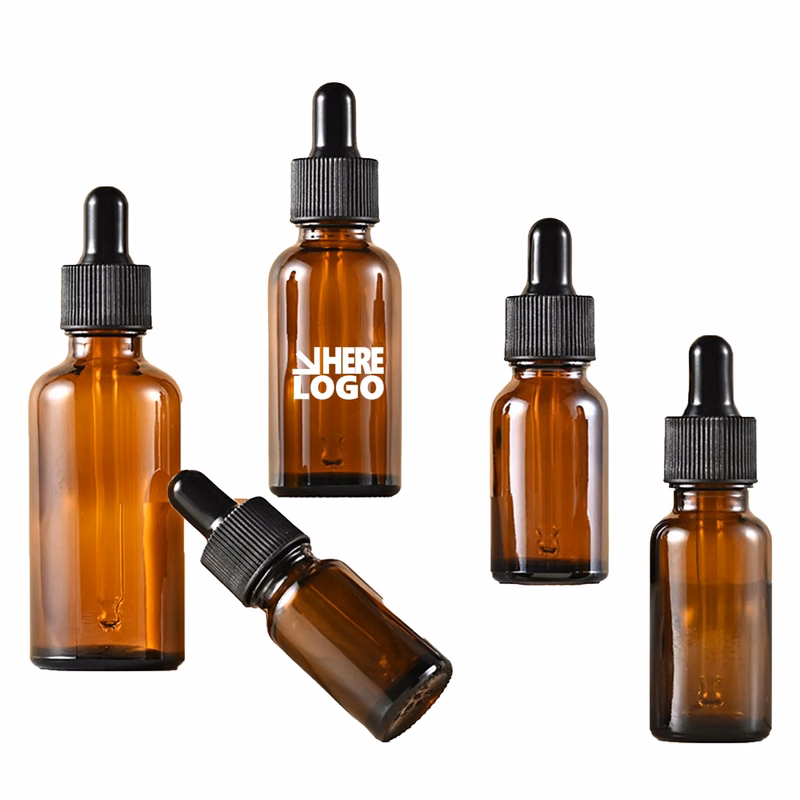 1.7 OZ Brown Dropper Bottle
