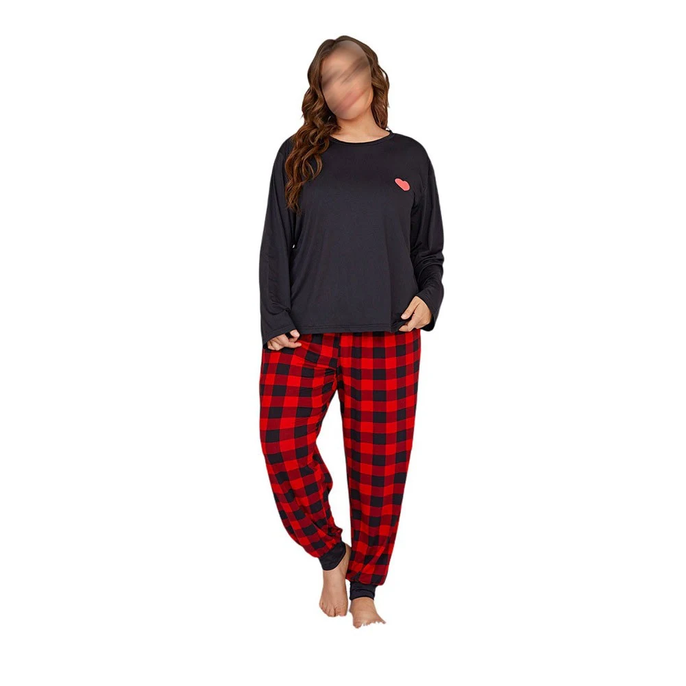 Plus-Size Women'S Pajamas Suit 1
