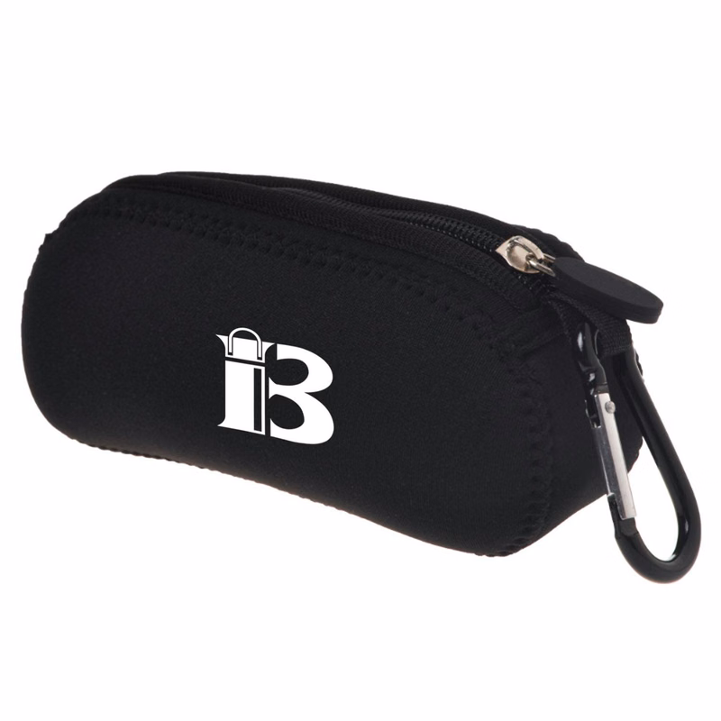 Compact Neoprene Travel Bag w/ Carabiner Clip
