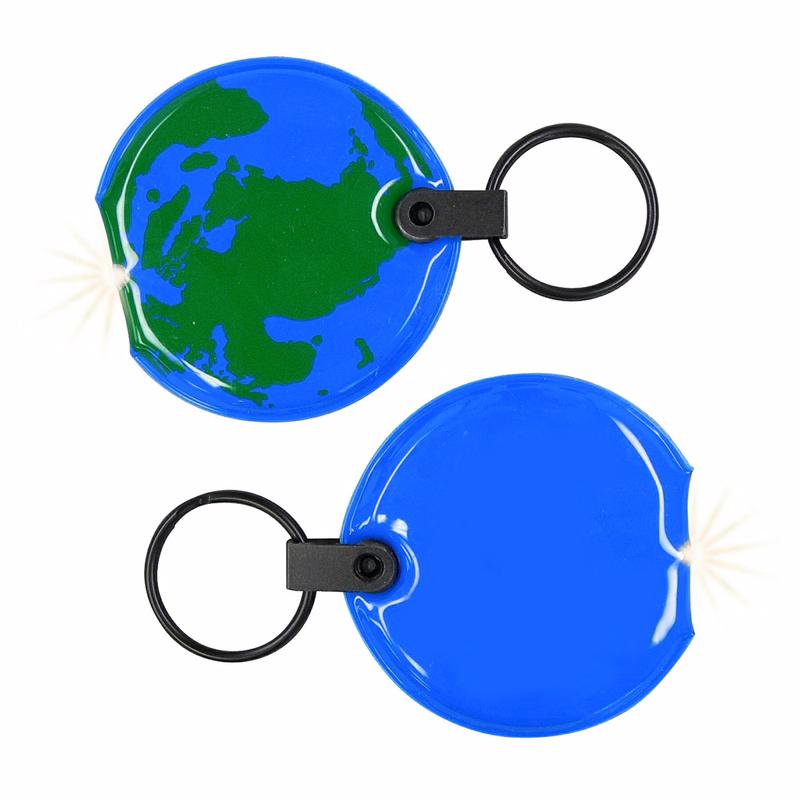 ShapeLights™ Color-A-Shape Key Ring Flashlight (Globe/World)