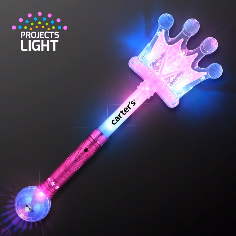 17.2" Light Up Toy Crown Wand