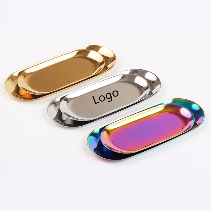 9 inch Oval Stainless Steel Tray
