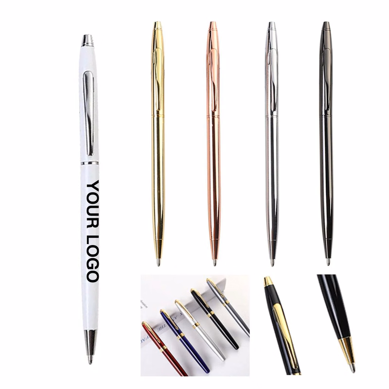 Metal Turning Ballpoint Pen for Business Writing