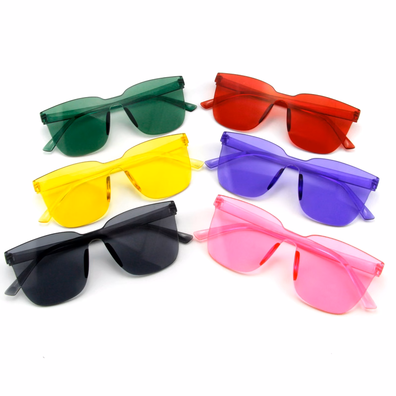Candy Color Retro Fun Sunglasses