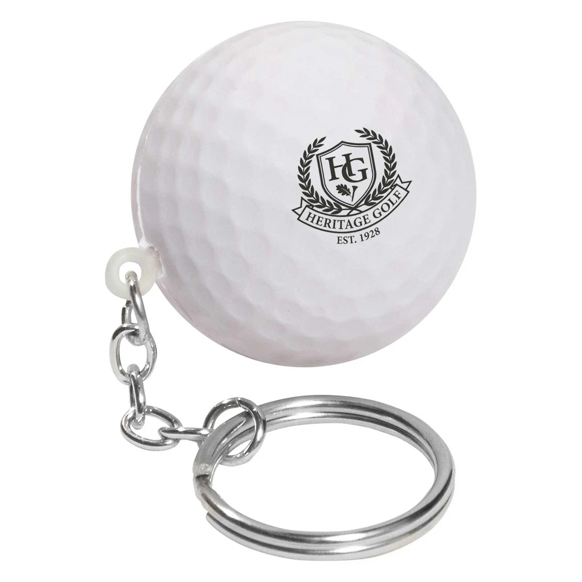 Golf Ball Stress Reliever Keychain 1