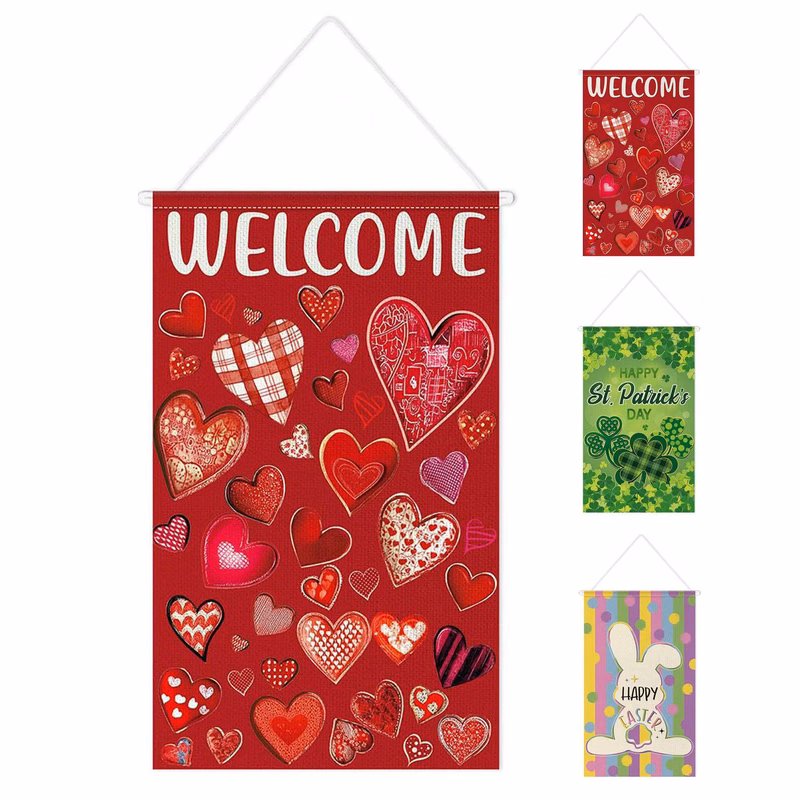 Custom Polyester Garden Hanging Flag