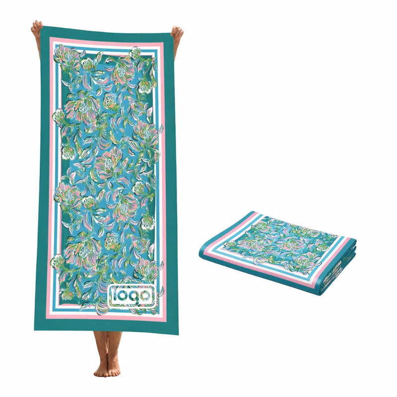 28" x 55" Full-Color Beach Towel