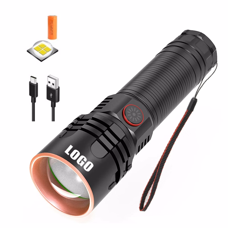 LED Rechargeable Flashlights MOQ 20pcs