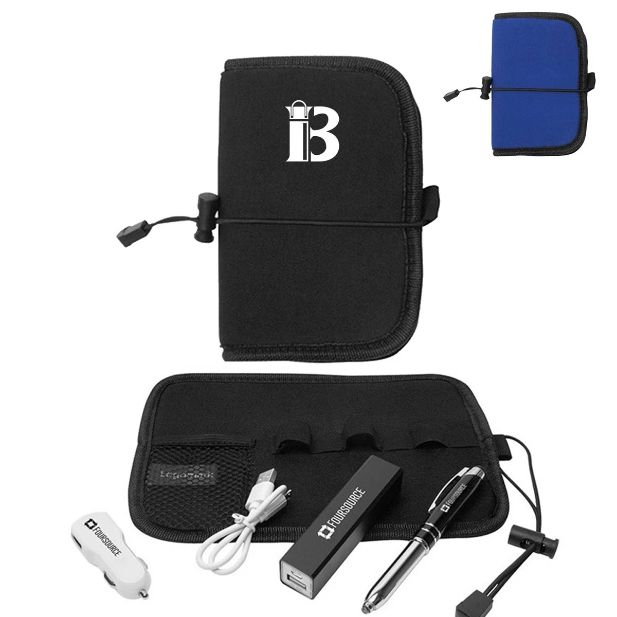 Neoprene Roll-Up Tech Organizer 1