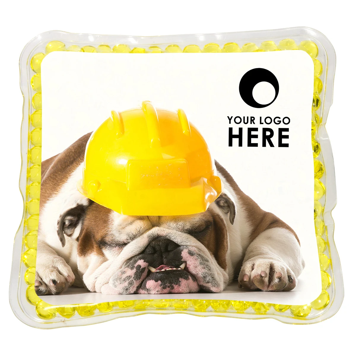 Napping Dog Square Aqua Pearls™ Hot/Cold Pack 1