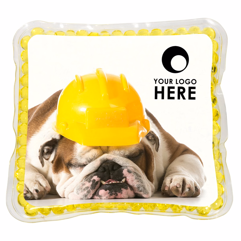 Napping Dog Square Aqua Pearls™ Hot/Cold Pack