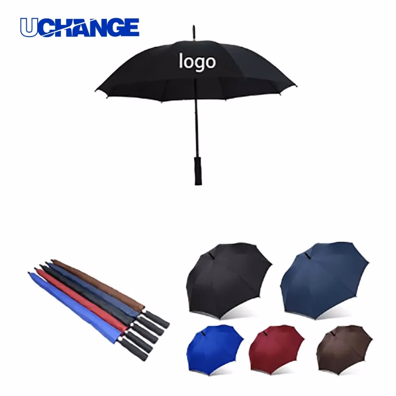 42-Inch Straight Handle Business Umbrella Professional Style