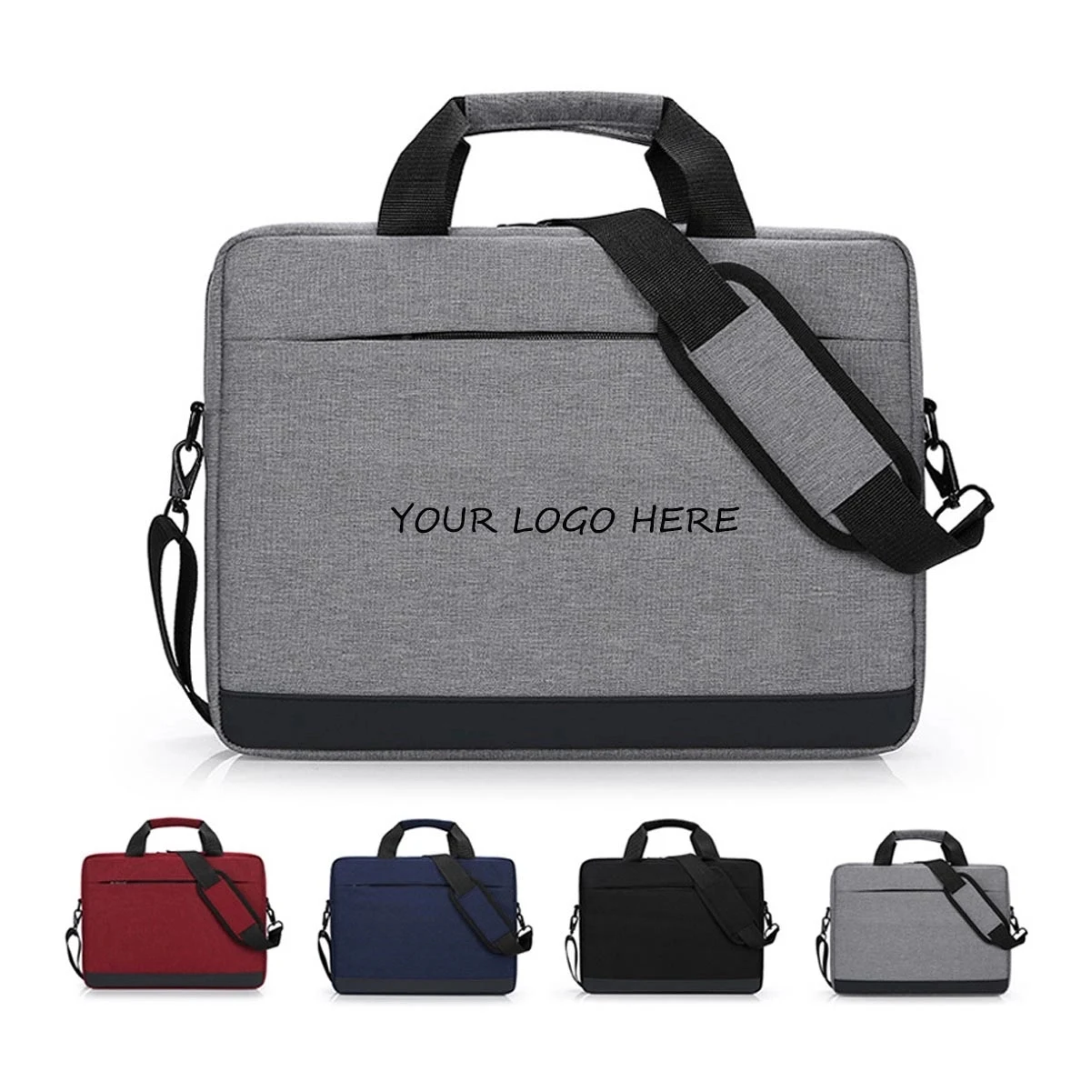 Heathered Laptop Briefcase 1
