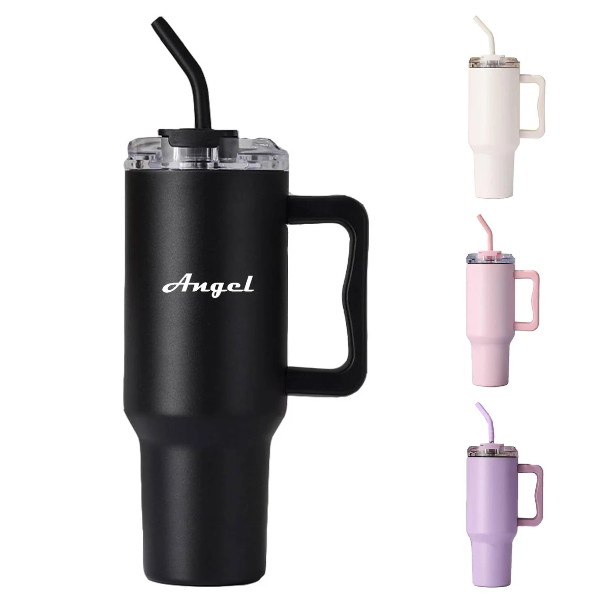 40Oz Stainless Steel Tumblers With Handle 1