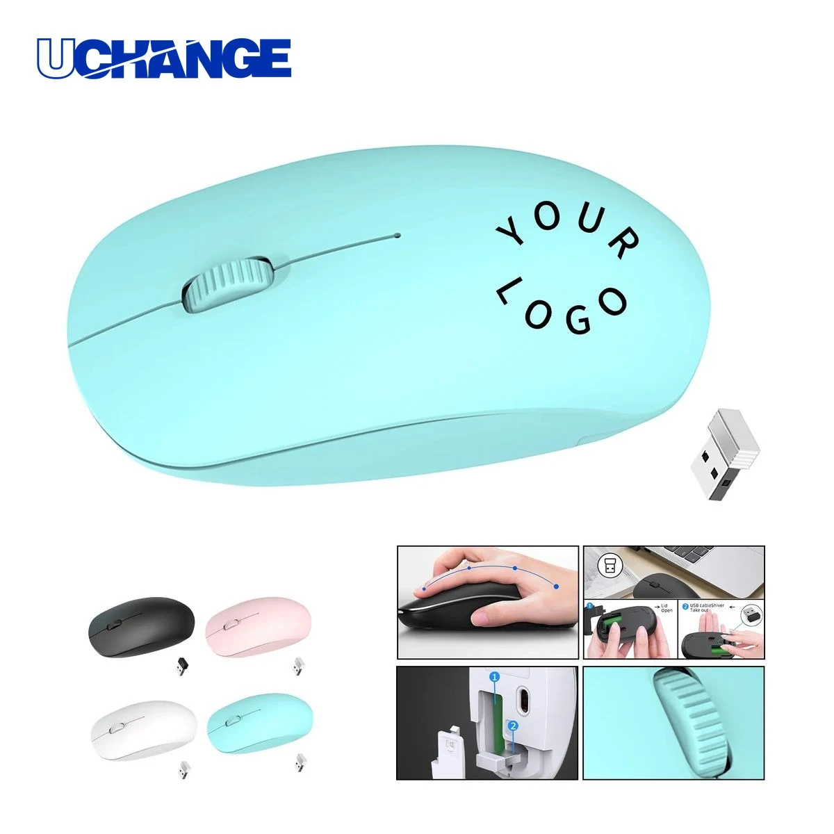 Wireless Optical Mouse Device with Receiver 1