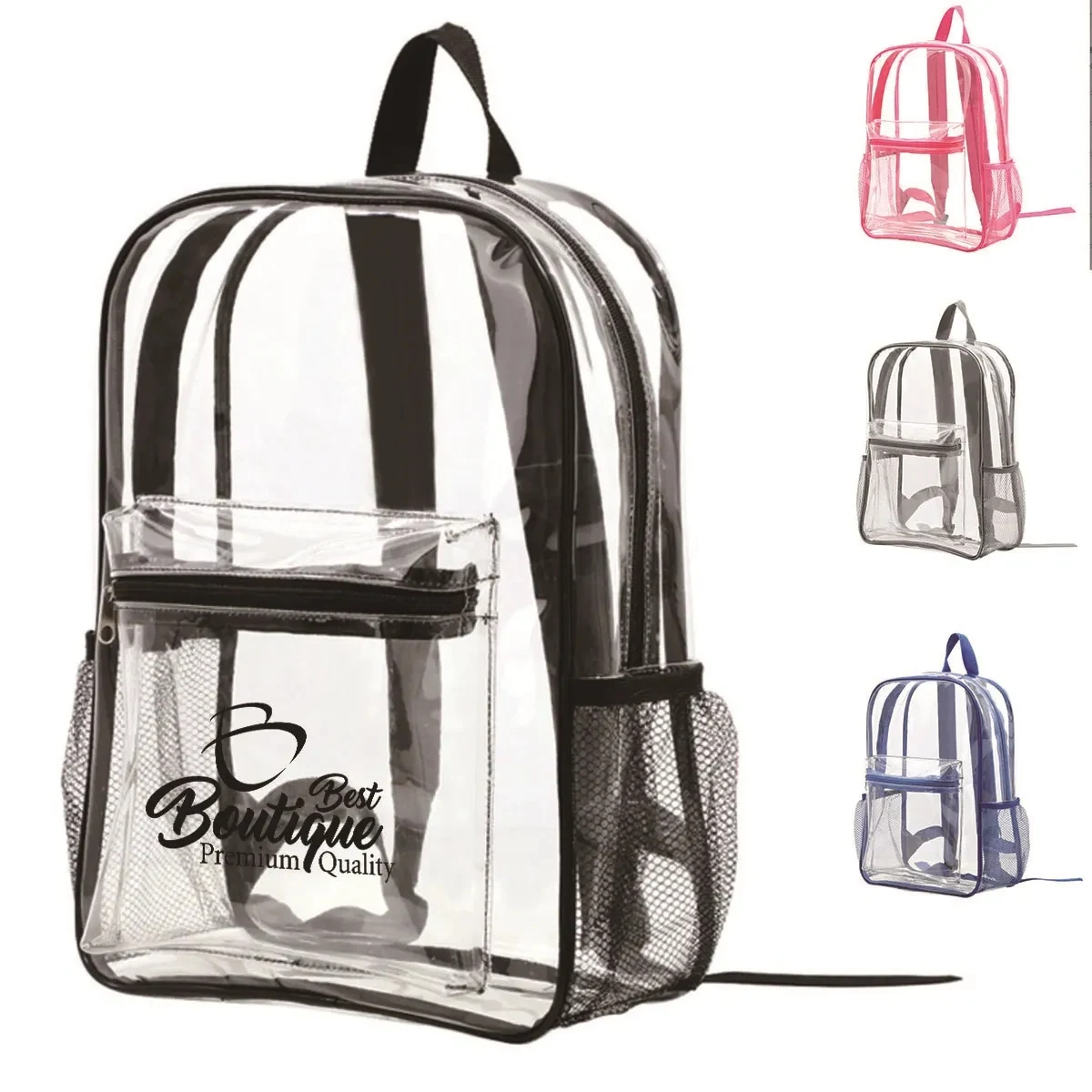 Stadium Approved Waterproof Transparent School Backpack 1