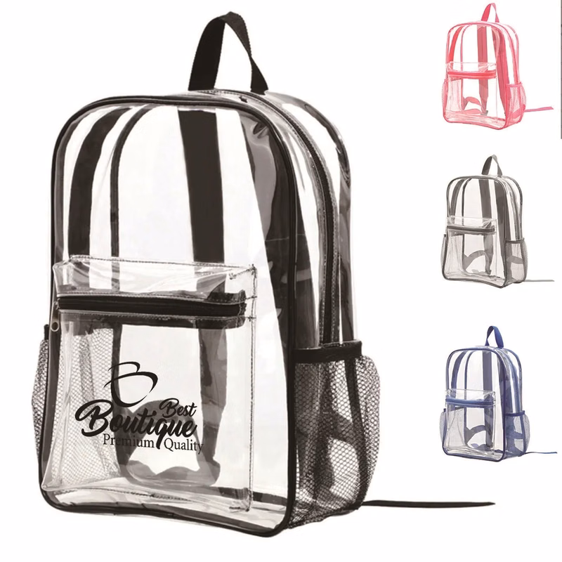 Stadium Approved Waterproof Transparent School Backpack