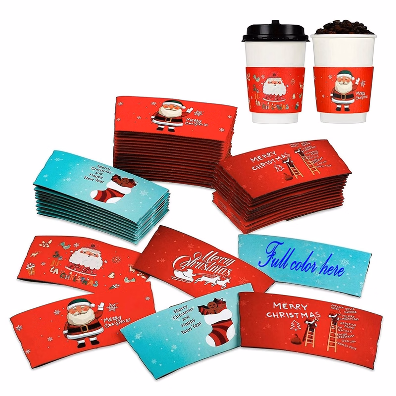 12oz To 16oz Disposable Coffee Cup Sleeves