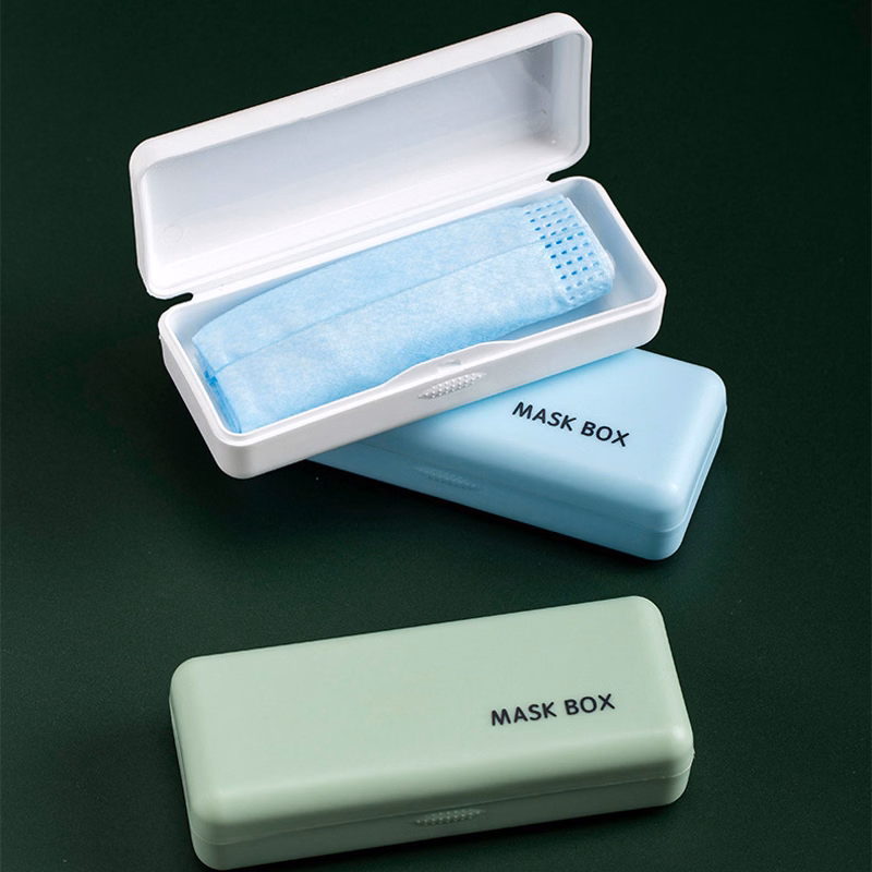 Folding Mask Case Container Portable Mask Container Storage Organizer