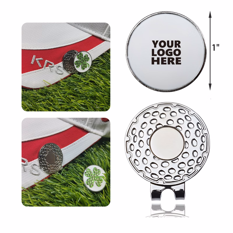 MOQ 50 PCS Stylish Golf Magnetic Hat Clip