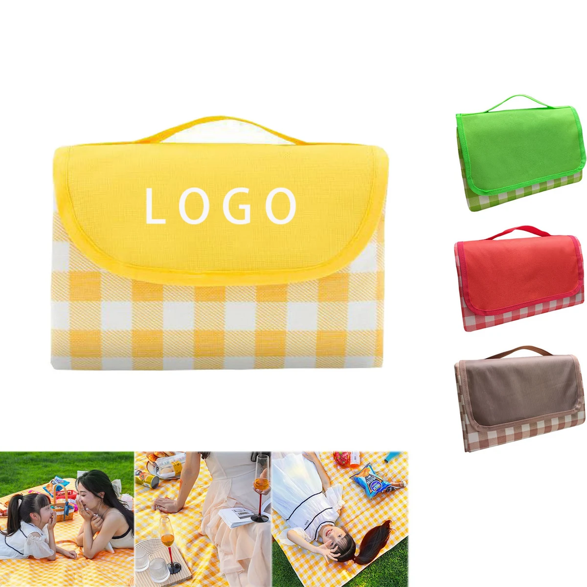 Picnic Beach Blanket Quick Drying Oxford Family Mat 1