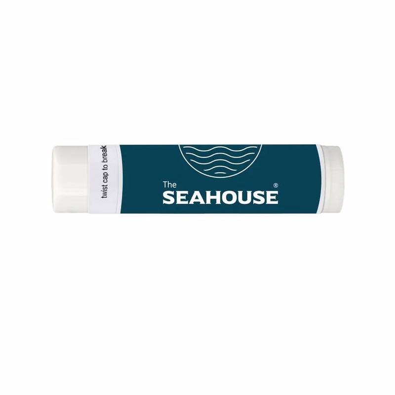 Colored Lip Balm in White Tube